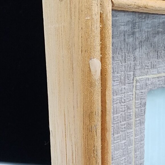 Vintage Bird Eagle Art Shadow Box Feathers Leaves Wooden Frame Nature Scene - Picture 6 of 12